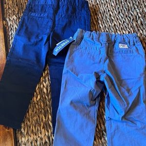 3t chino dress pants, navy and blue, brand new